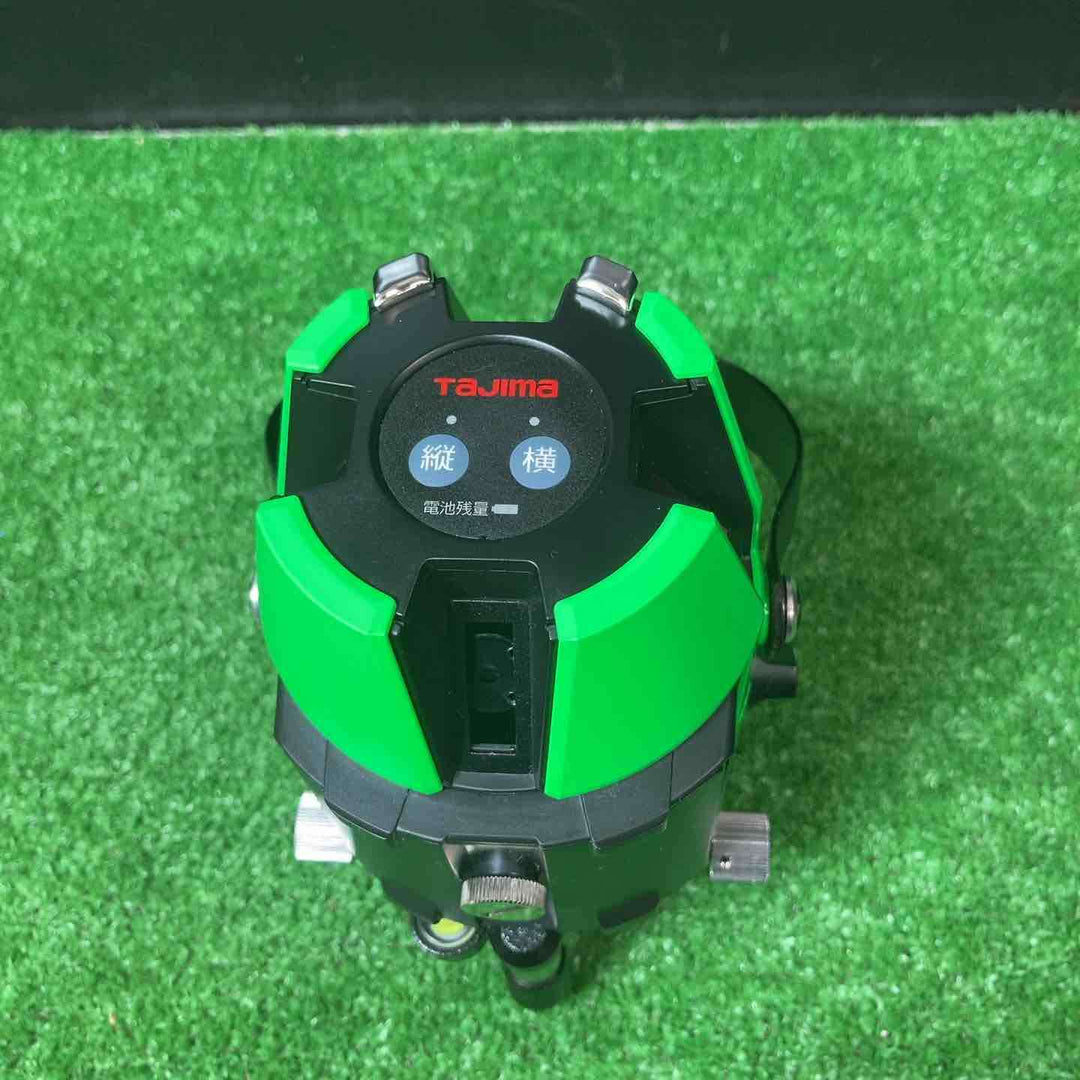 【美品】タジマ/Tajima 5ライングリーンレーザー墨出し器 ZEROG-KJY 受光器付き【岩槻店】