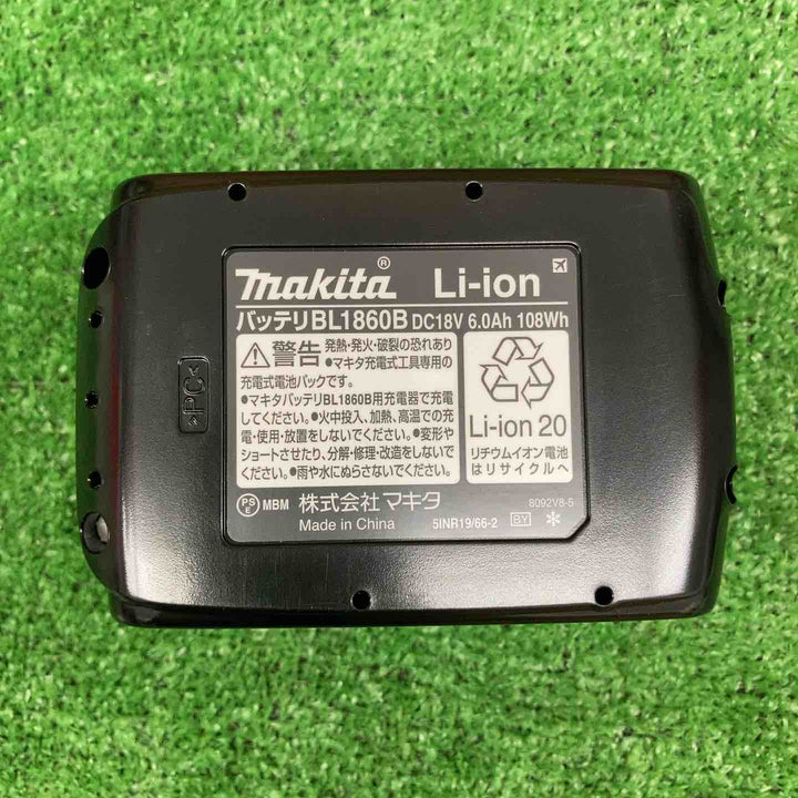 【未使用品】 マキタ/makita リチウムイオンバッテリー 18V/6.0Ah BL1860B 【鴻巣店】
