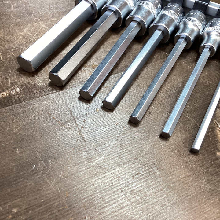 トネ(TONE) ロングヘキサゴンソケットセット(ホルダー付) 差込角9.5mm(3/8") HH308L 内容8点 【東大和店】
