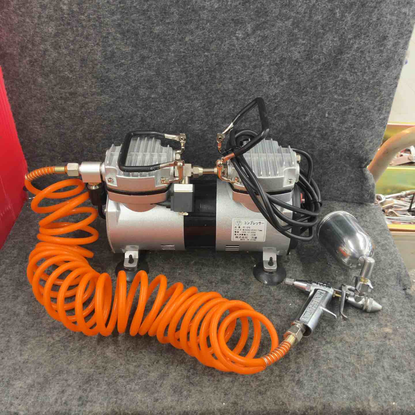 【中古】【動作OK】【店頭引取限定】コンプレッサー　9,680円（税込） 中古コンプレッサー（高圧・ポータブルコンプレッサー） - 中古電動