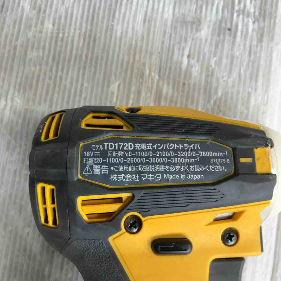 ★マキタ(makita) コードレスインパクトドライバー TD172DGXFY【草加店】