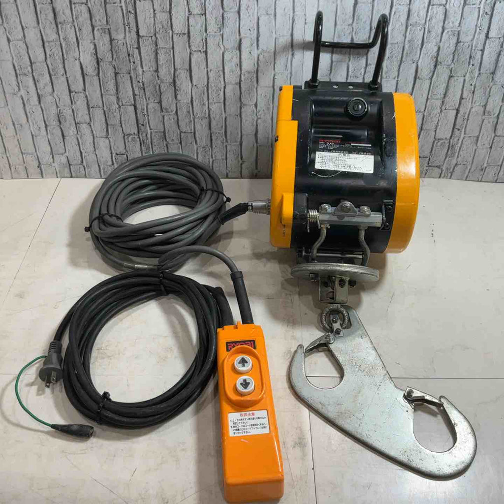 ◇リョービ(RYOBI) 小型ウインチ WI-61CDX (Φ4mmx15m)【川口店