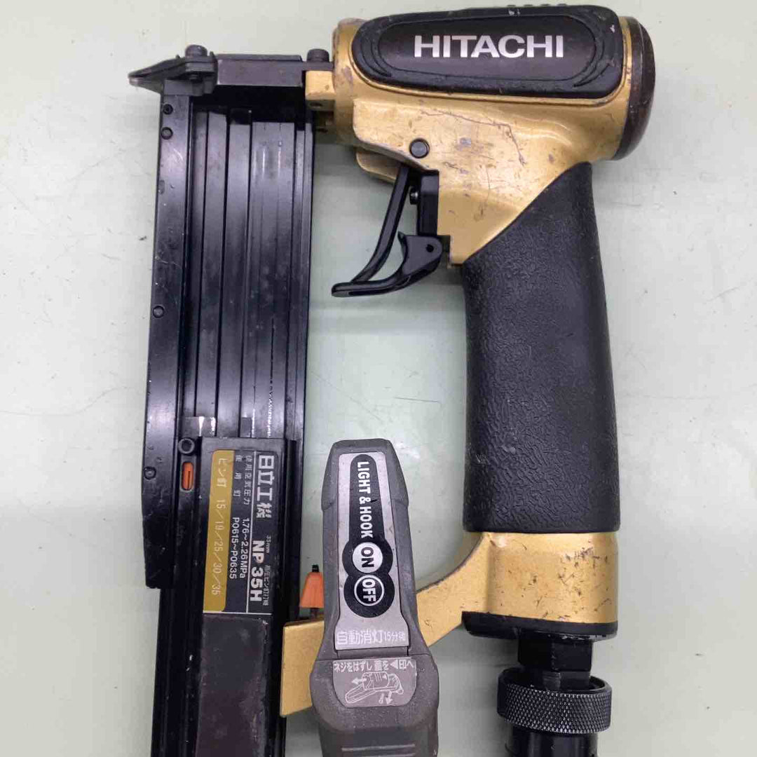 ハイコーキ(HIKOKI ※旧:日立工機) 高圧ピンネイラ NP35H 質量1.0kg 使用釘 15～35mm 【越谷店】