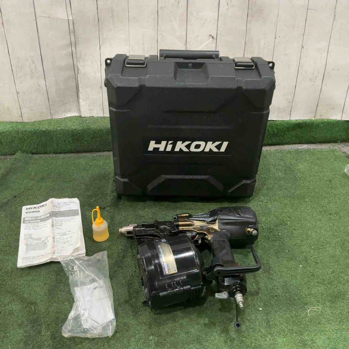 ★ハイコーキ(HIKOKI ※旧:日立工機) 高圧エア釘打ち機 NV90HR2(S) 動作確認済【川口店】