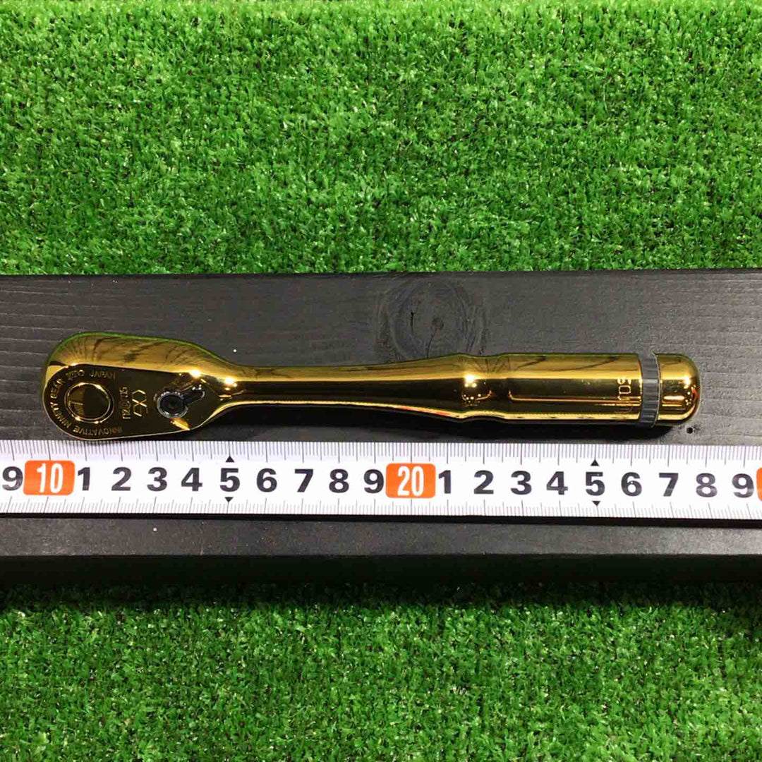 ネプロス(nepros) プッシュリリース式3/8ラチェットハンドル NBR390GL 数量限定カラー IPゴールド 【川口店】