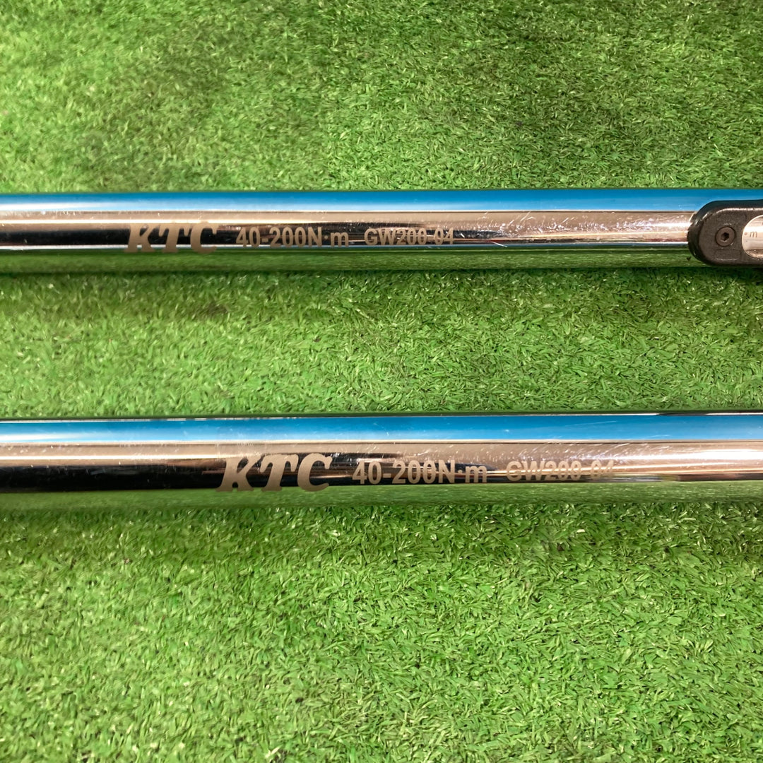 【中古品】◇KTC ケーティーシー 12.7sq プレセット型トルクレンチ 40～200Nm GW200-04 2個セット【岩槻店】