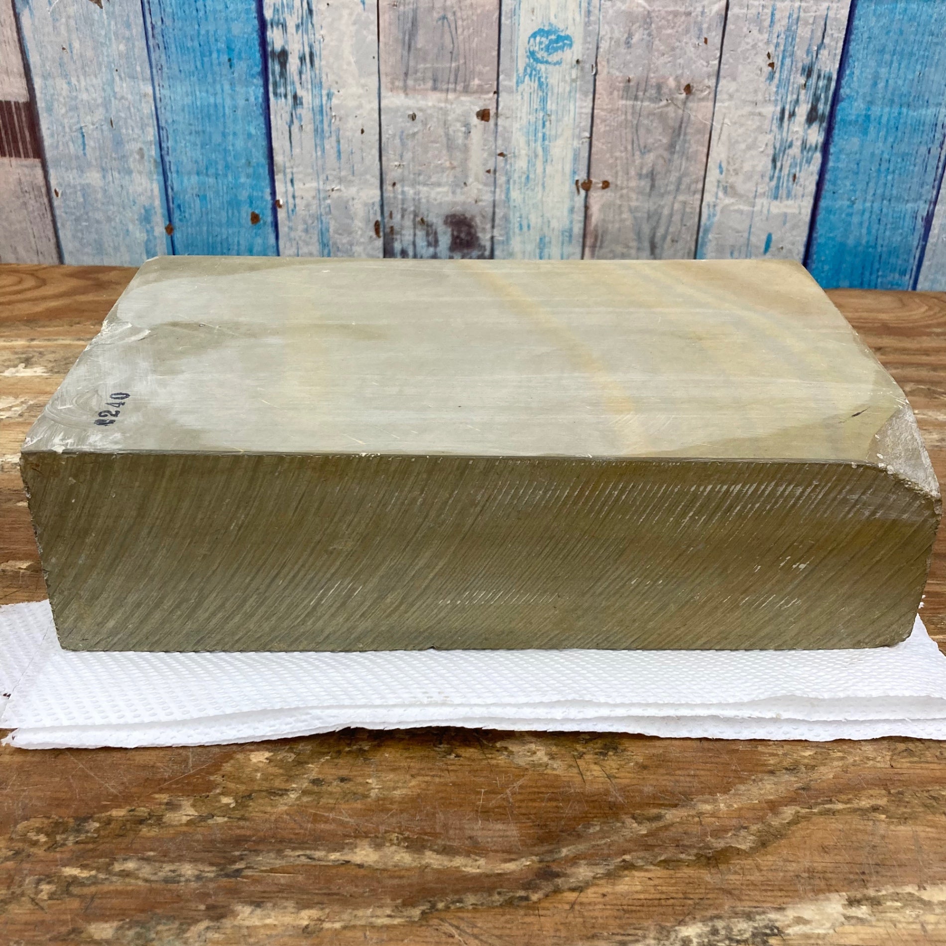 ▽天然砥石 詳細不明 大判 本山？ 重量：8.6Kg 硬め【柏店】 – アクト