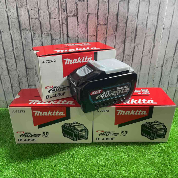 【未使用】マキタ(makita) リチウムイオンバッテリー 40V/5.0Ah BL4050F　3個セット【川口店】