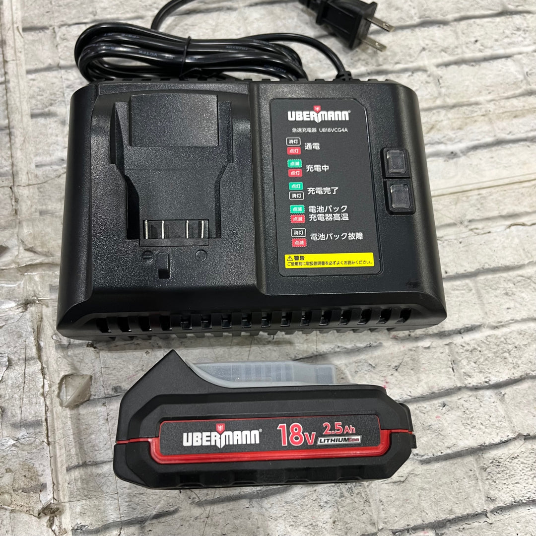 UBERMANN ウーバマン 電動工具 充電式チェーンソー250mmセット UB18VCBLBFS250【川口店】