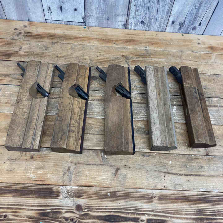 【中古品】 作者不明 合脇取鉋 5個セット 鉋 かんな カンナ 和工具 大工道具 鑿 のみ 鋸 のこ 【東大和店】