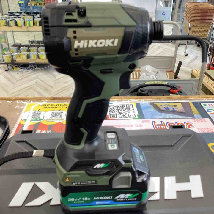 ★ハイコーキ(HIKOKI ※旧:日立工機) コードレスインパクトドライバ フォレストグリーン WH36DD(2XHGSZ)【越谷店】