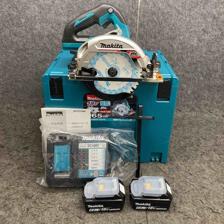 マキタ makita 18V コードレス 丸のこ HS631DGXS フルセット 【鴻巣店】