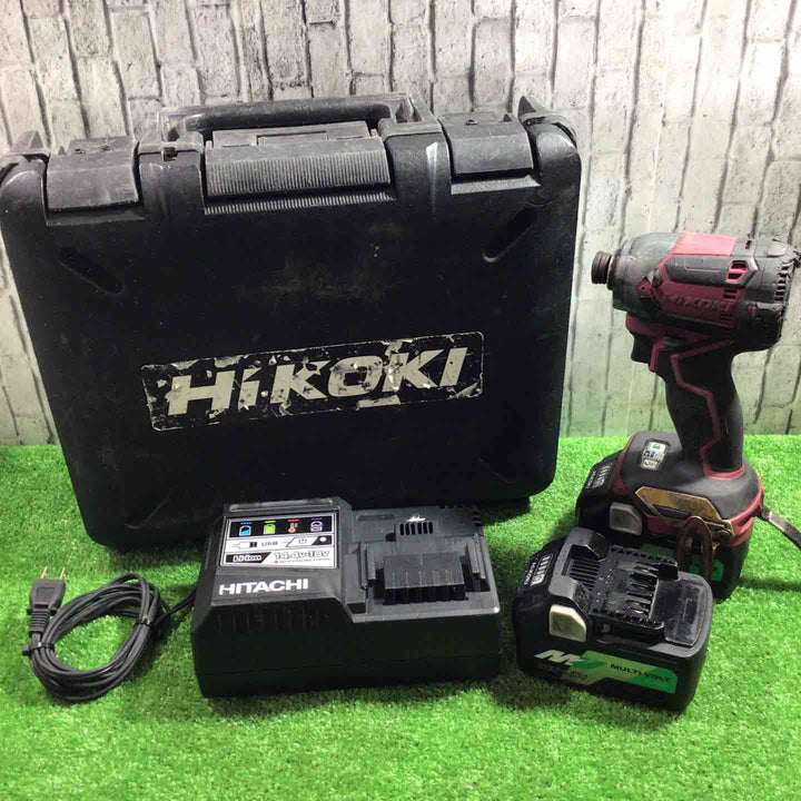 【現状品】★ハイコーキ(HIKOKI ※旧:日立工機) コードレスインパクトドライバー WH36DC(2XPR) 保証なし【川口店】