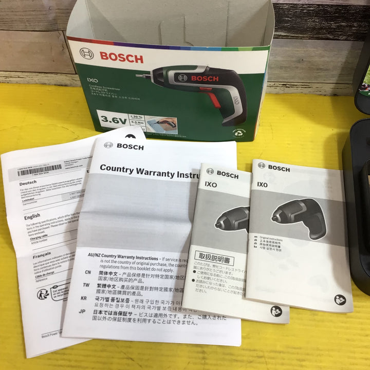 BOSCH/ボッシュ　コードレスドライバー　IXO 7【八潮店】