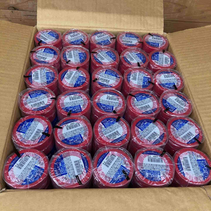 セキスイ(SEKISUI) 積水 エスロンテープ No.360 V360R01 塩化ビニル (0.2mmx19mmx10ｍ・赤)300個【所沢店】