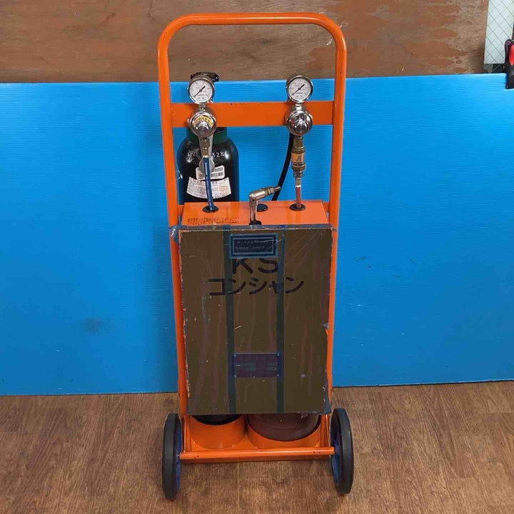 【店頭受取り限定】◇カミマル KSコンシャン ガス溶接運搬車 ガスボンベ付き！【岩槻店】