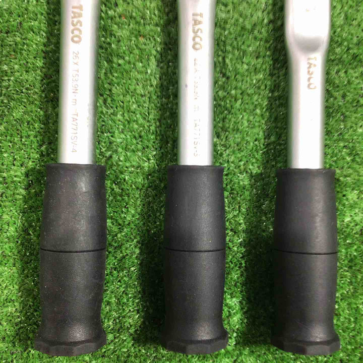 TOHNICHI エアコン用トルクレンチ 3本セット 26×T53.9Nm 22×T39.9Nm 17×T17.2Nm 1/2 3/8 1/4【川口店】