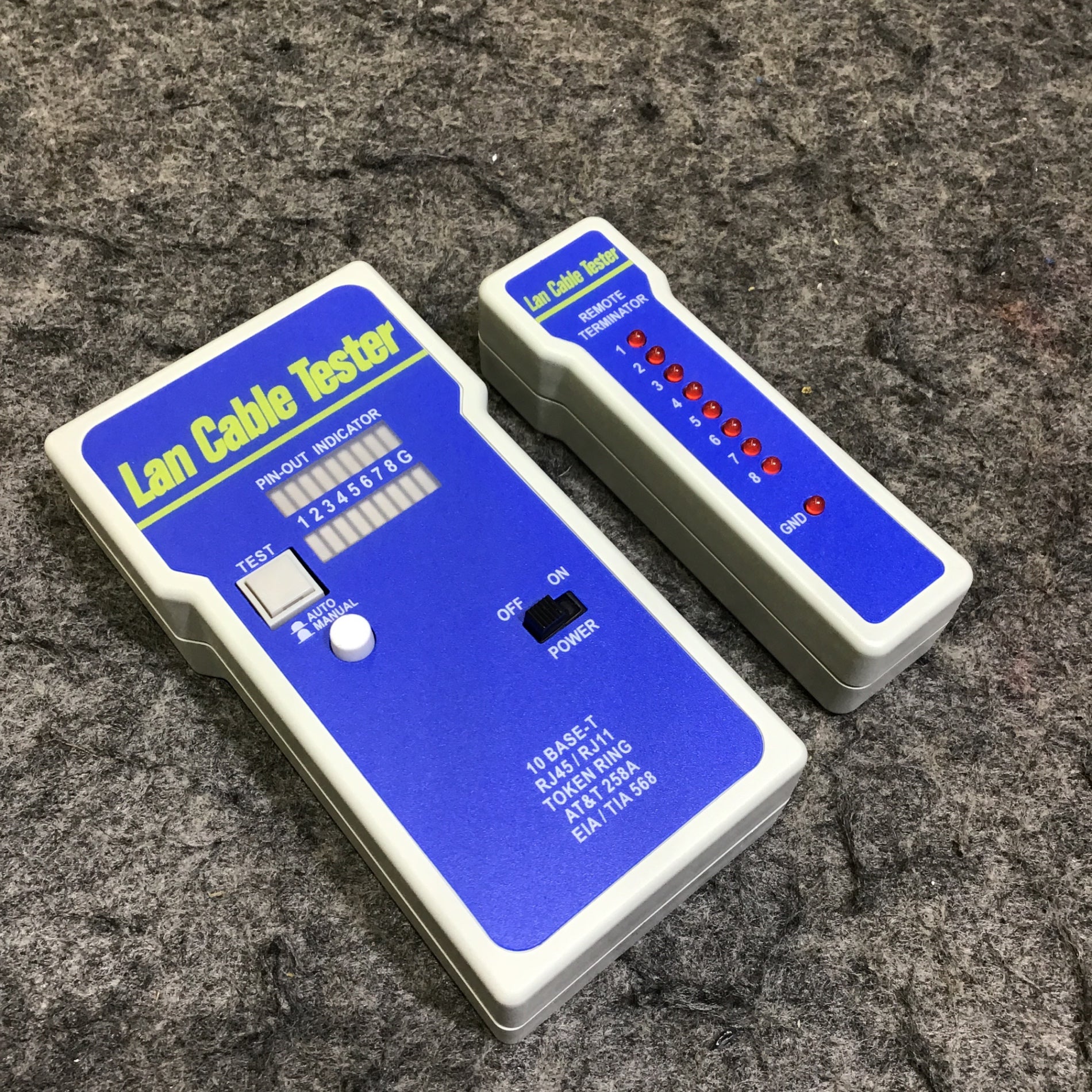 【中古】マーベル　LANケーブルテスター　MLA-L401　ケース、アダプタケーブル付属有　【ハンズクラフト熊本けやき通り店】【店頭取引限定】 MLA-L401 LANケーブルテスター｜電設工具のメーカー。（株）マーベルの