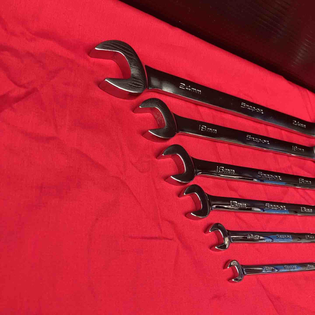 スナップオン(Snap-on)スナップオンコンビネーションレンチ6点まとめてOEXM 8・10・13・16・18・24ｍｍ【川越店】