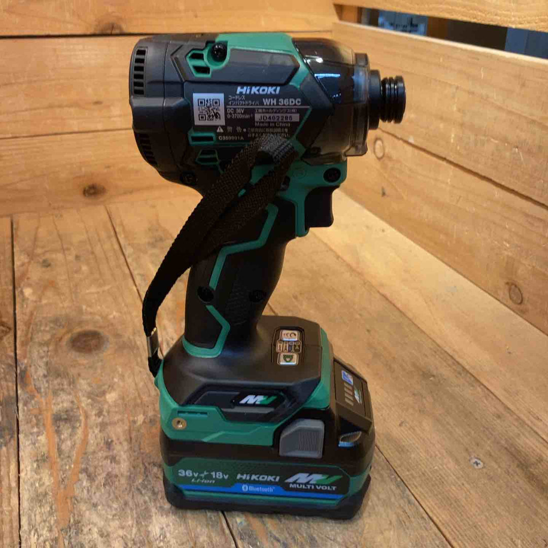 【未使用品】ハイコーキ(HIKOKI ※旧:日立工機) コードレスインパクトドライバー WH36DC(2XPSZ)(L)【所沢店】