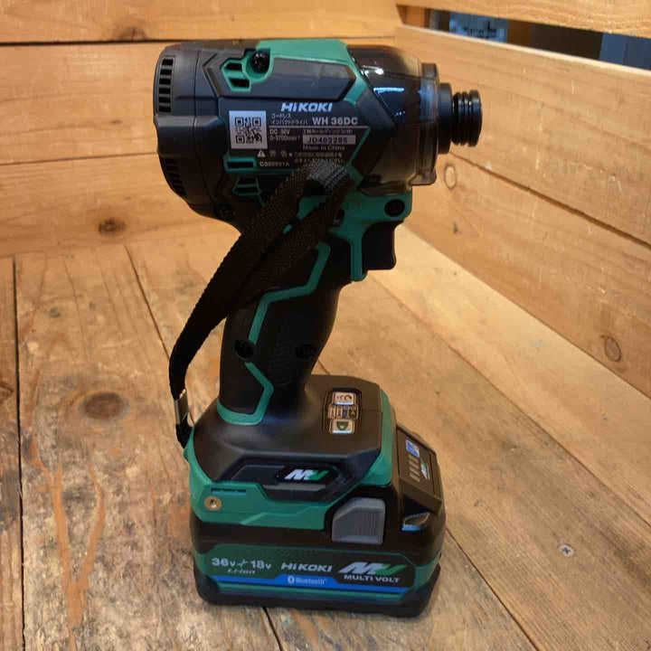 【未使用品】ハイコーキ(HIKOKI ※旧:日立工機) コードレスインパクトドライバー WH36DC(2XPSZ)(L)【所沢店】