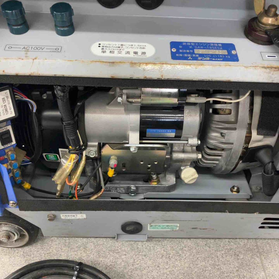 【店頭受取り限定】◇デンヨー(Denyo) 防音型エンジンウェルダー GAW-185ES2 溶接機【八潮店】