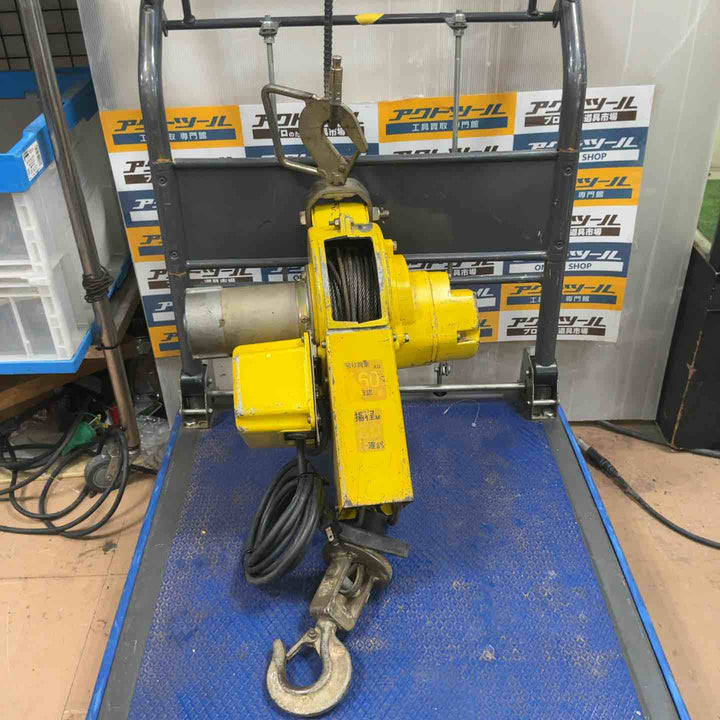 ◇トーヨーコーケン(TKK) ベビーホイスト BH-400  電動ウインチ(ワイヤー)【草加店】