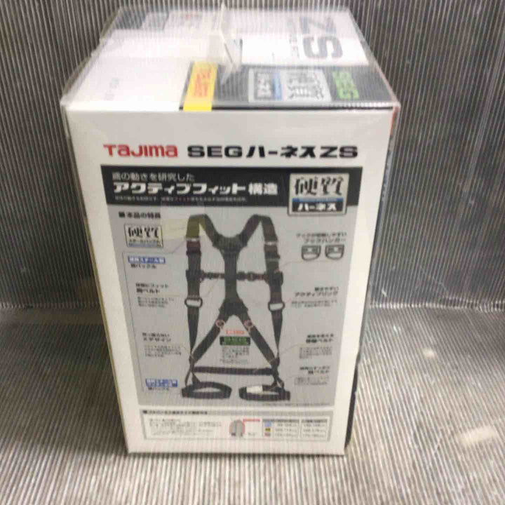 □タジマ(Tajima) ハーネスZS 黒 Lサイズ AZSL-BK【草加店】