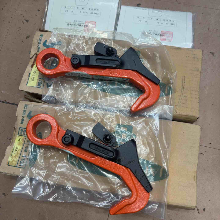 2個セット！ レンフロージャパン 覆工板 吊り 専用 レンフロー クランプ ＦＸ型 １ｔ 1ton 1トン フック 金具 FX-1 【草加店】