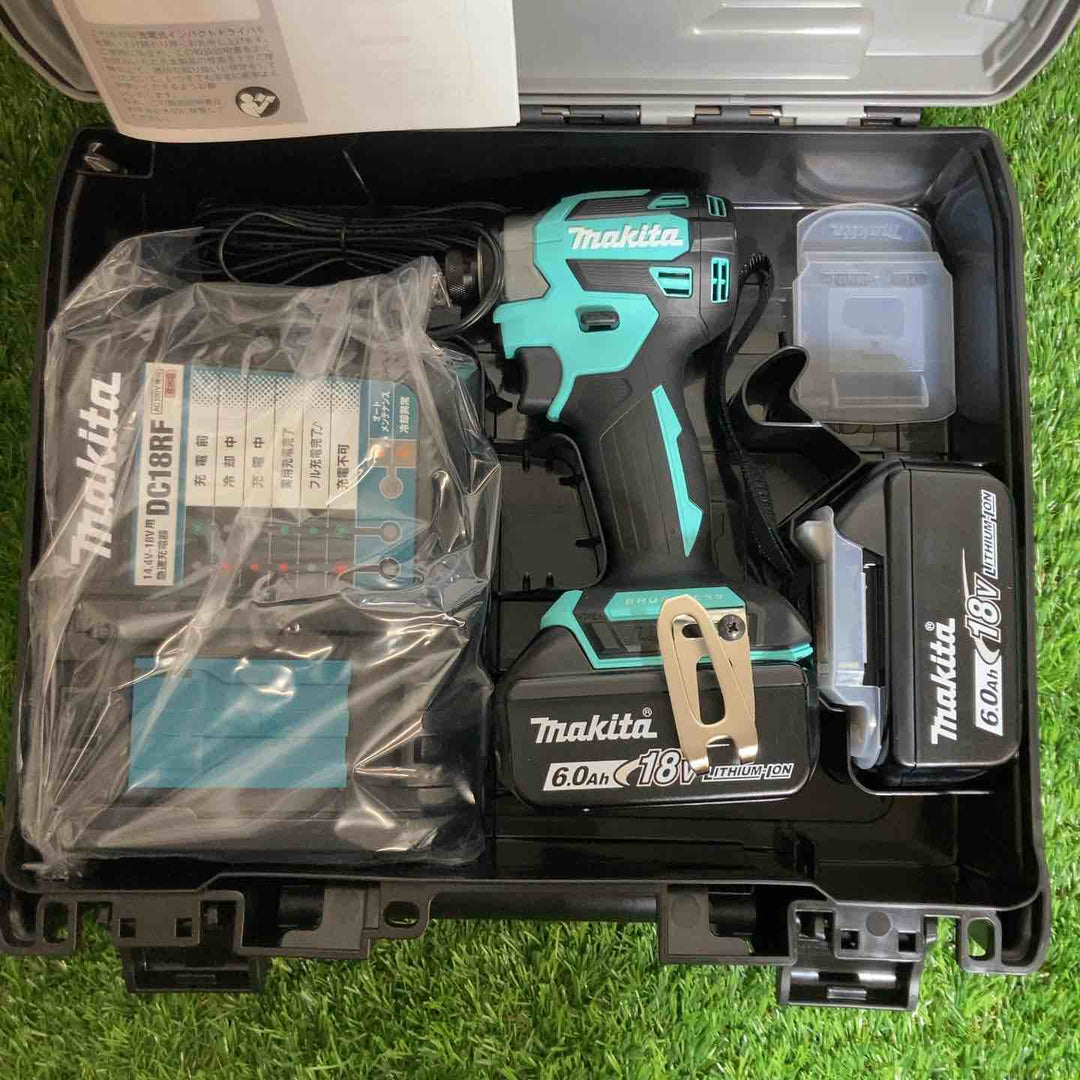 ★マキタ(makita) 18Vコードレスインパクトドライバ TD173DGXTB ターコイズブルー【戸田店】