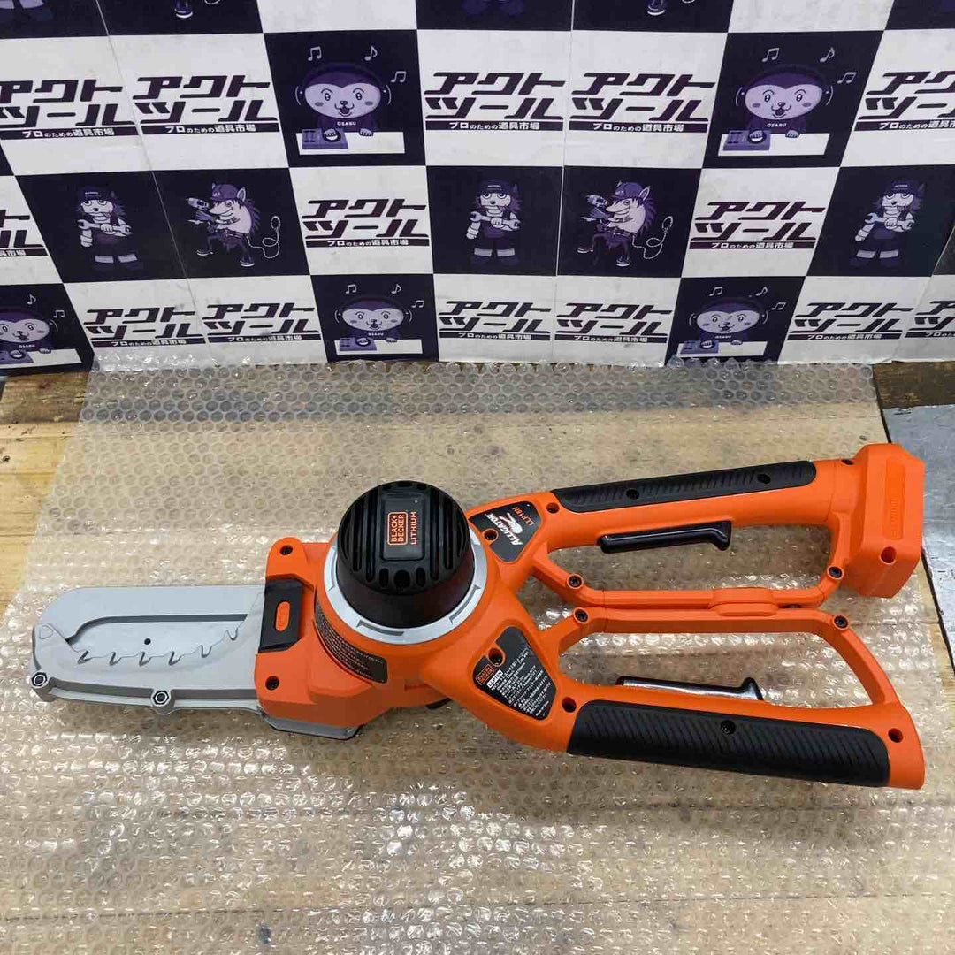 ◇BLACK+DECKER コードレスハサミ型チェーンソー LLP18N【所沢店】