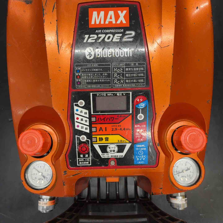 マックス(MAX) 高圧エアコンプレッサ AK-HH1270E2 アラゴンオレンジ【藤沢店】