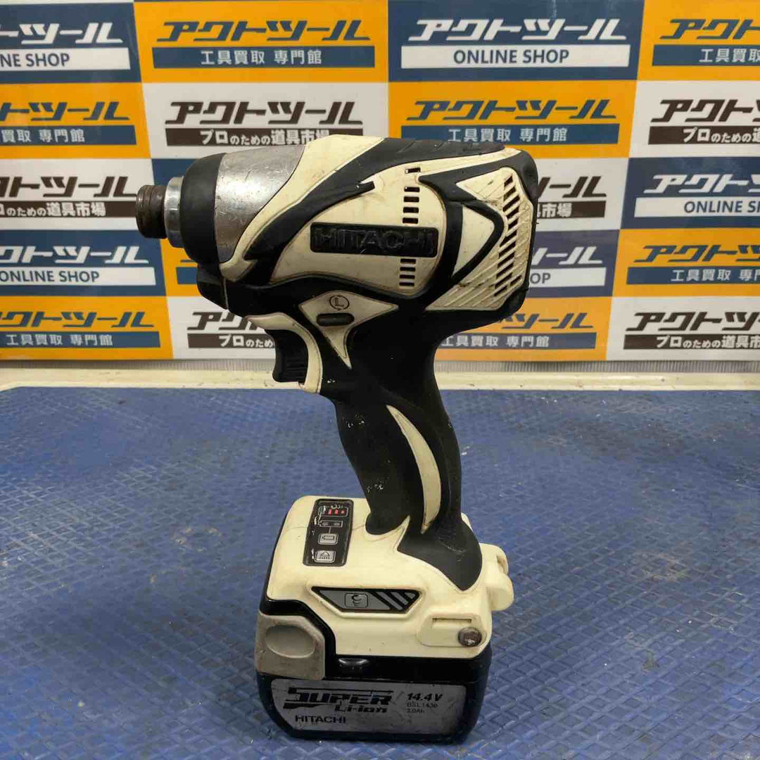 ★ハイコーキ(HIKOKI ※旧:日立工機) コードレスインパクトドライバー WH14DBAL(2LSCK)(W)【草加店】