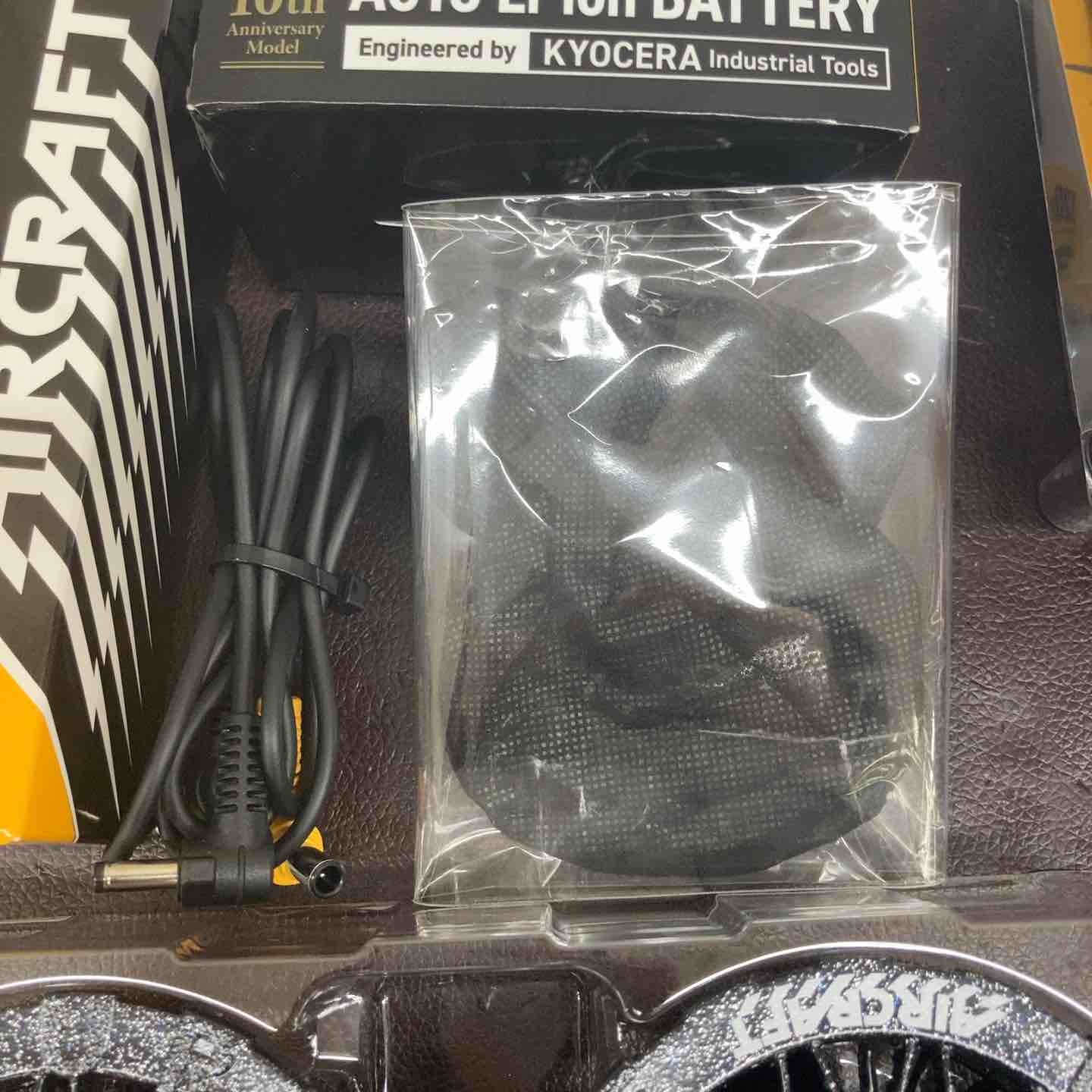 未使用品(店頭展示品)】 バートル(BURTLE) 空調服用ファン&バッテリー