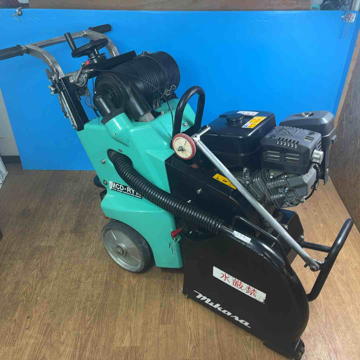 【店頭受取り限定】三笠(mikasa) 吸塵式乾式カッター MCD-RY14 ロードカッター アワーメーター 34h 新品バッテリー交換済み【岩槻店】