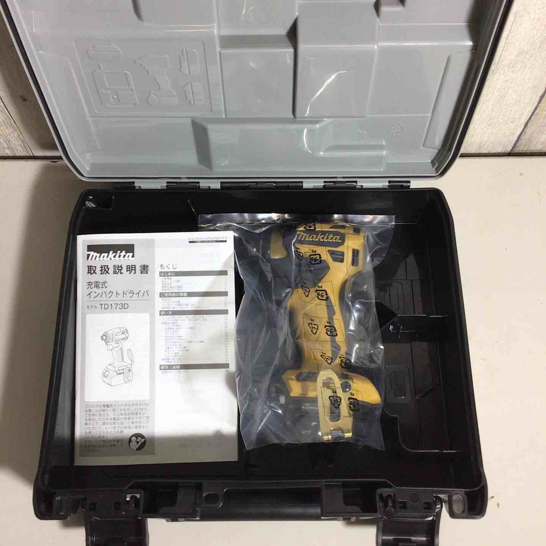 【未使用品】 マキタ makita コードレス インパクトドライバー TD173DGXPY LTX20周年限定色 プレミアムイエロー 本体＋ケース 20周年 【戸田店】