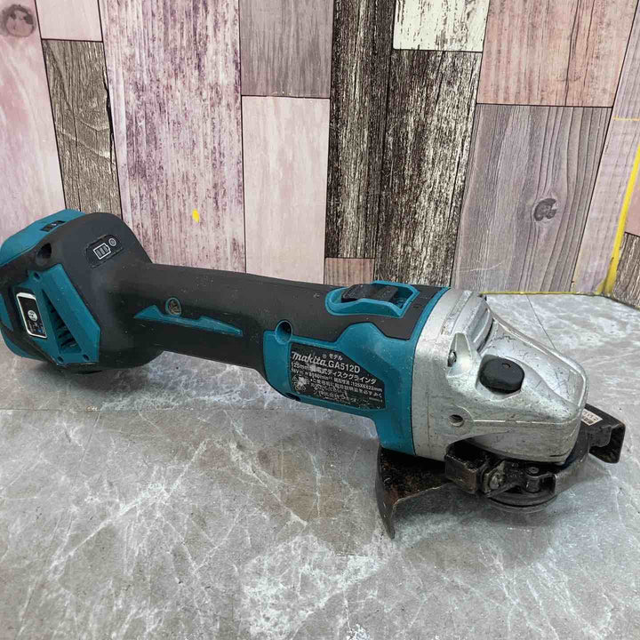 【中古品】☆マキタ makita 125mm 18V コードレスディスクグラインダ GA512DZ ハンドル フィルターなし【八潮店】