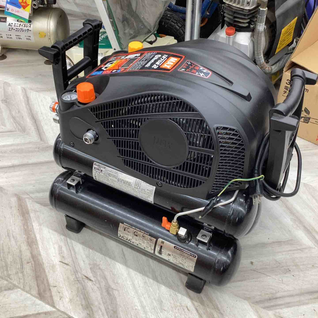 ☆マックス(MAX) エアコンプレッサー AK-HL1270E2(27L)_ブラック【越谷 