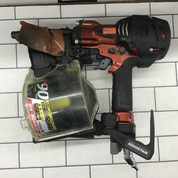 ★マックス(MAX) 高圧エア釘打ち機 HN-90N6(D)-G【所沢店】