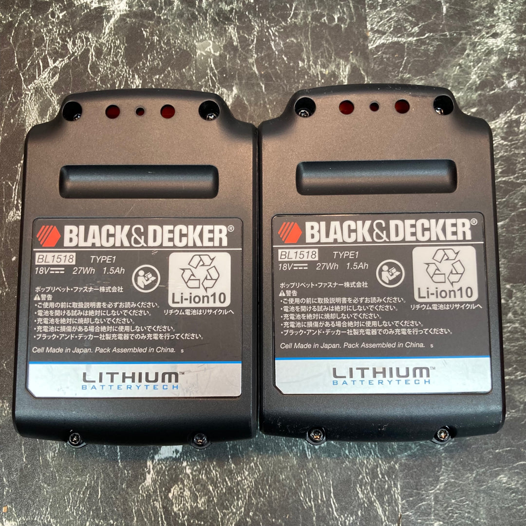 ○ブラック&デッカー チェーンソー GKC1820L2【八潮店】