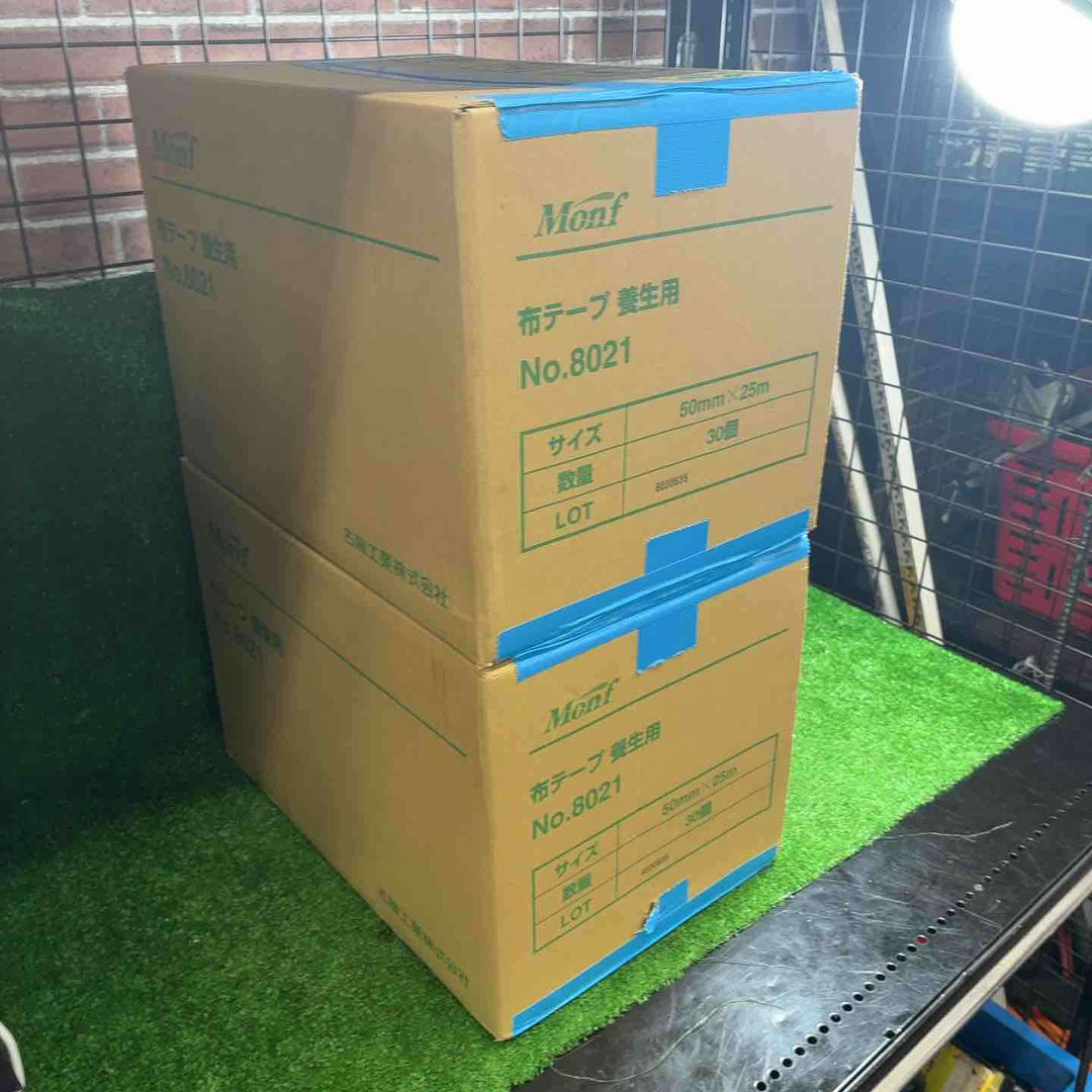 【未使用品】 古藤工業(Monf) 養生用布テープ No.8021 テープ幅50mmテープ長さ25m 60巻セット 【藤沢店】