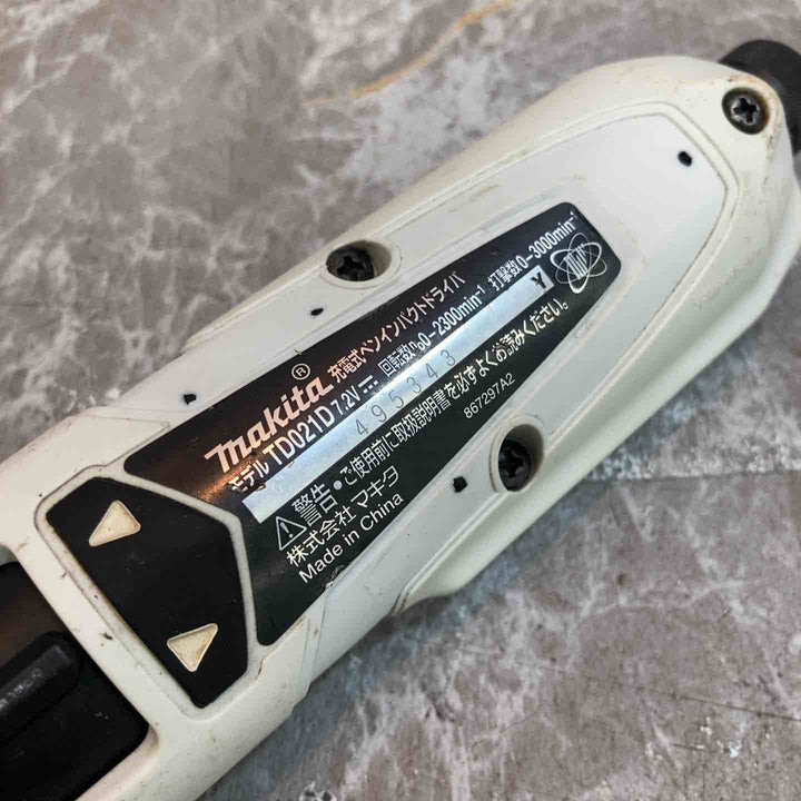 ◇マキタ(makita) コードレスペンインパクトドライバー TD021DZW【八潮店】