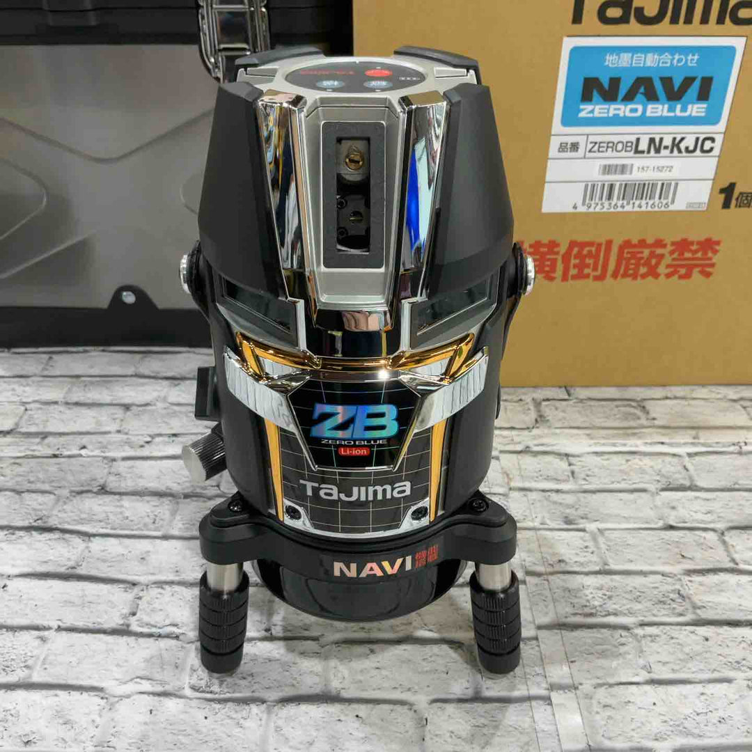 ◇タジマ(TAJIMA) レーザー墨出し器 NAVIゼロブルー リチウム KJC ZEROBLN-KJC 矩十字・横全周【川口店】