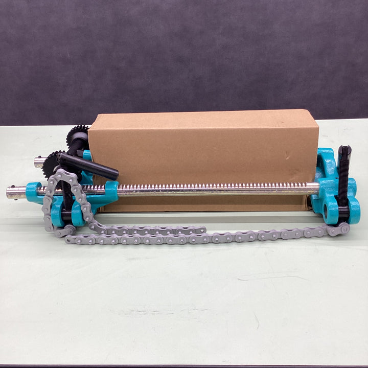 〇MCC(松阪鉄工所) 塩ビ管挿入機 150 PIS-150【越谷店】