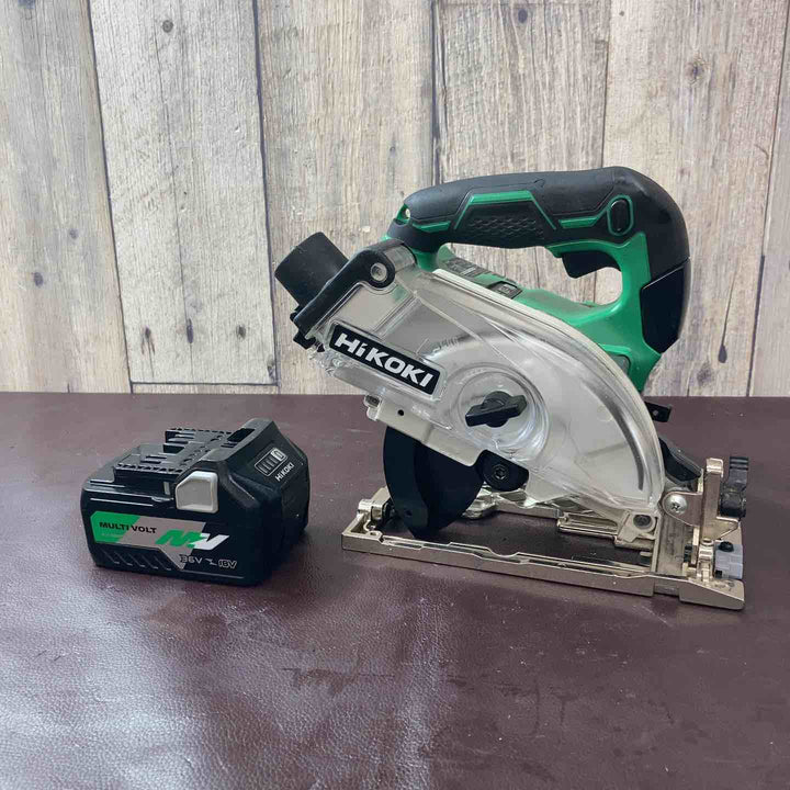 【中古品】HiKOKI (ハイコーキ) コードレス集じん丸ノコ C3605DYA(NNS) マルノコ バッテリー1個付属【東大和店】