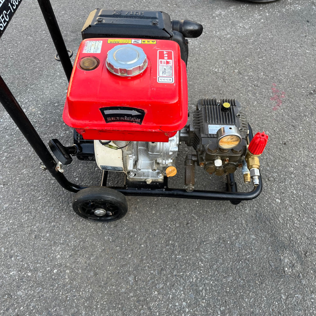 【中古品/店頭受取り限定】スーパー工業 エンジン式高圧洗浄機 SEC-1309 ガン・ホース付き【東大和店】