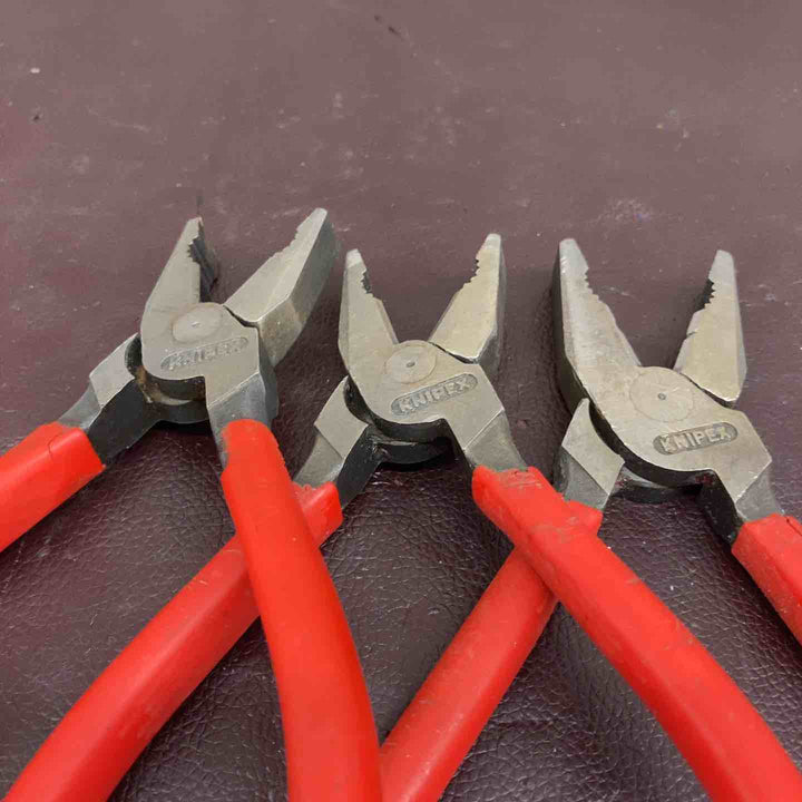 【中古品】 クニペックス (KNIPEX) 強力型ペンチ 0201-225 0201-200 計3本 【東大和店】