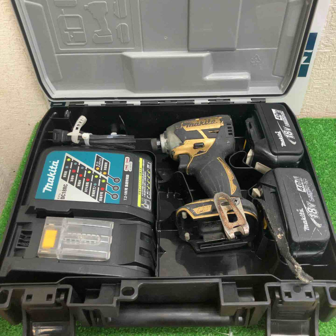 ◇マキタ(makita) コードレスインパクトドライバー 18V ゴールド TD148DSP1 (TD148DRTX) 100周年【草加店】