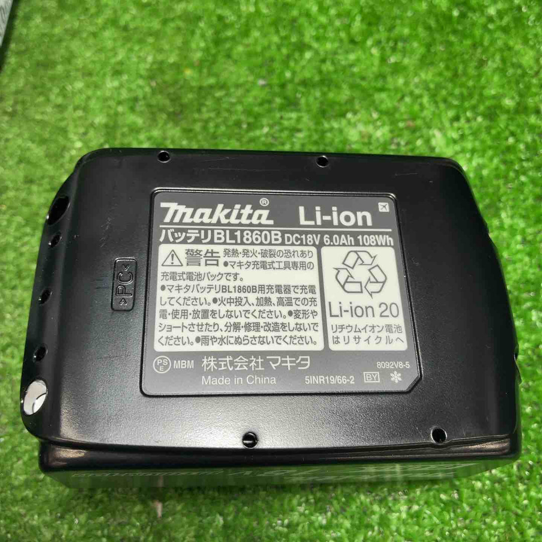 【20個セット】マキタ(makita) リチウムイオンバッテリー 箱なし 18V/6.0Ah BL1860B【藤沢店】