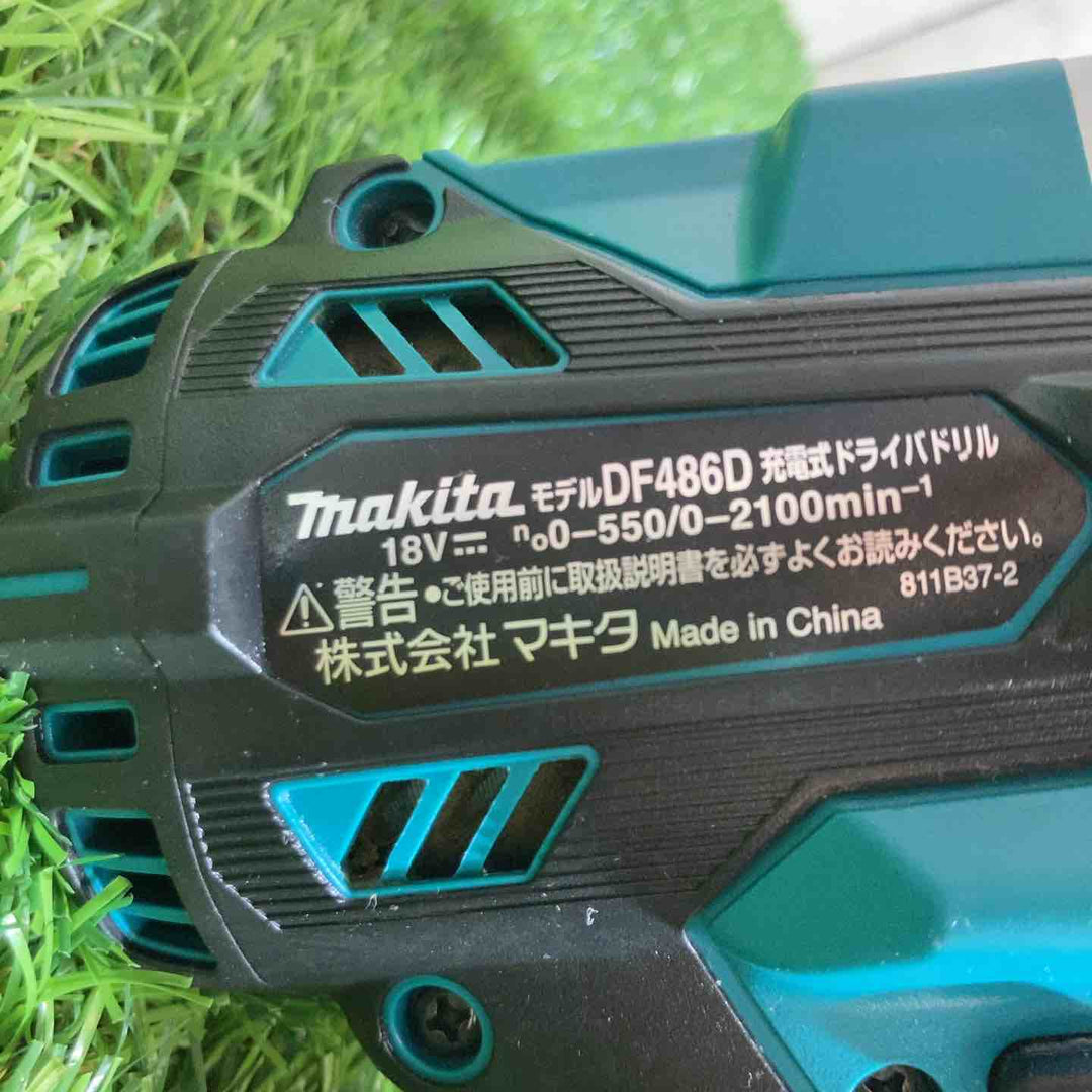 ★マキタ(makita) 18V コードレスドリルドライバー DF486DZ 本体+ハンドル【戸田店】
